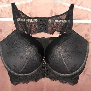 NWOT VICTORIA'S SECRET CORSET FRONT BIB WIDE BAND BRA